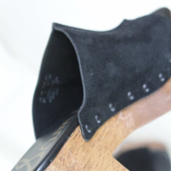 Sam Edelman Josslyn Suede Clog Wedge Sandals Size 9 Boho - Picture 5 of 8